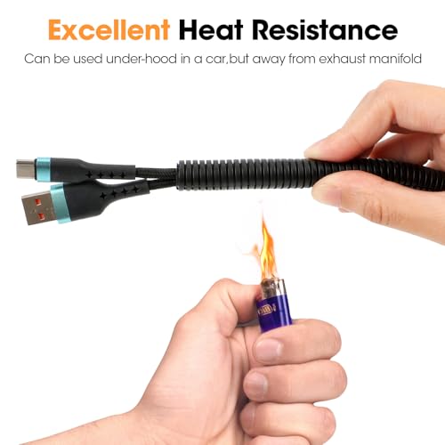 120 FT Wire Loom 3/8 Inch, Split Wire Loom Tubing Wire Conduit, Wire Protector Tubing – Black - color: 3/8" x 120ft-Black