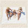 Genovega Cotton Turkish Beach Towel Pool Blanket Sandproof Fast Dry Thin Extra Large XL Compact Shelter Canopy Tent Must Haves Ship Cruise Essentials Spa Accessories Summer Vacation Item Mr Mrs Gift