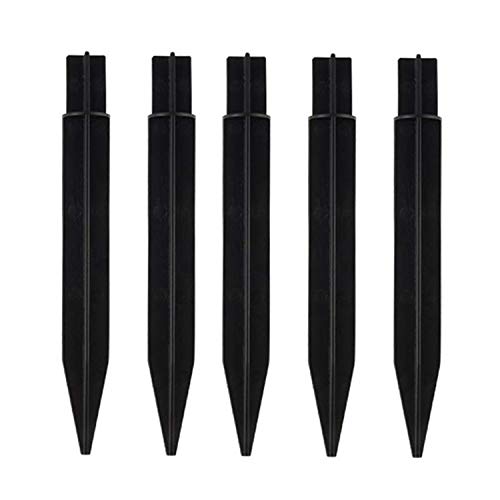 5pcs Solar Torch Lights Spikes Replacement Ground Stakes Plastic Outdoor Lighting Parts Accessories for Garden Lawn Lights