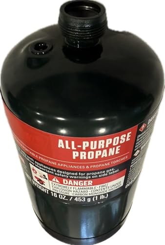 Propane Replacement Fuel Cylinders Camping- 16 Oz (3 Pack) Factory Pre-filled and Ready to Use