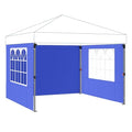 Raynesys Sidewall for 10x10 Canopy Tent, Waterproof Silver-Coated Fabric, UPF 50+ UV Protection, 3 Pack Canopy Wall 114''x72'', No Frame or Top Cover, Blue - color: Blue