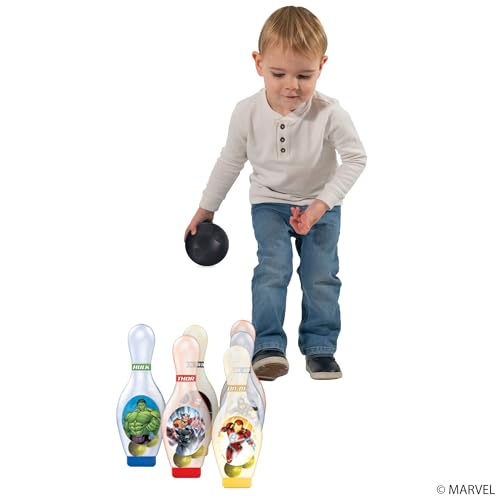 Hedstrom Light Up Bowling Set Game, Marvel Avengers - color: Marvel Avengers