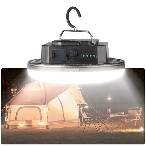 Transparent Portable Rechargeable LED Camping Lights,Waterproof Outdoor Light with 5000Lm,Super Bright Hanging Lanterns for Tents, Canopies & Outdoor Emergencies - size: 40W