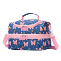 Insulated Kids Dual Compartment Lunch Bags Tote for Girls Boys Toddler Lunch Boxes Pre-School Toddler Kindergarten Picnic Camp Food Cooler Thermal with Strap (ZPINK‌BTFLY) - color: ZPINK‌BTFLY