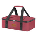 Insulated Casserole Carrier for Hot or Cold Food Fits 9"X13" Casserole Dish, Insulated Casserole Carry Bag for Travel/Picnic/Party, Durable Nylon, Burgundy, Leak-Proof, Single Layer - color: Crimson - 1