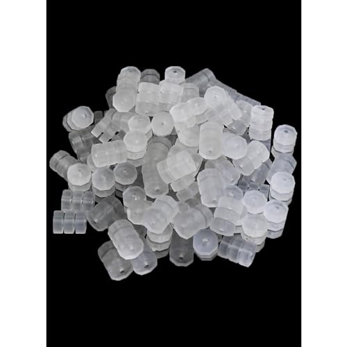 Heyous 100PCS Bicycle Brake Cable Protection Ring Transparent Rubber O Ring Cable Protector Suitable for 1.1-1.8mm Gear Cord