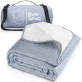 EverSnug Large Waterproof Outdoor Blanket - Extra Thick Premium Quilted Fleece, Waterproof & Windproof, Great for Camping, Picnics, Beaches, Stadiums, Dogs - color: Grey