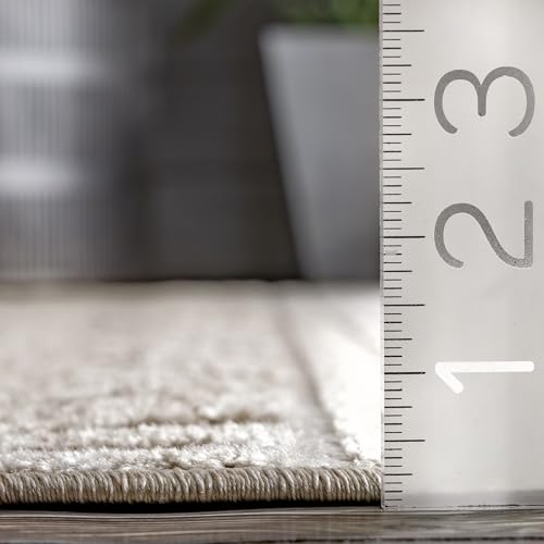 nuLOOM Kamryn Textured Tribal Indoor/Outdoor Area Rug, 8x10, Beige - color: Beige, size: 8' x 10' (Rectangular)