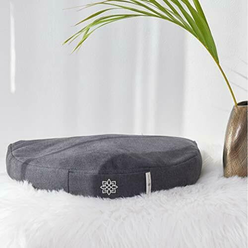 Mindful Modern Travel Meditation Cushion | Outdoor Floor Cushions for Adults | Stylish Outdoor Decor | Portable Mindfulness Pillow | Accessories for Women | Washable Cover