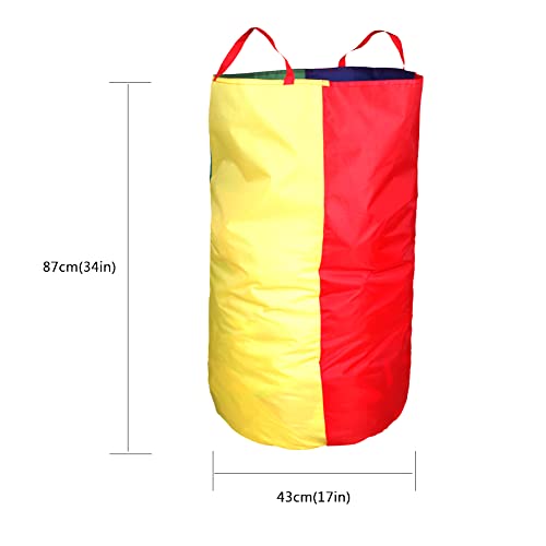 CWLAKON 6 Pack Potato Sack Race Bags for Kids Adults Family Outdoor Field Day Birthday Party Yard Backyard Camping Picnic Easter Fall Themed Thanksgiving Halloween Christmas 4th of July Party Games - size: Pack of 6 Oxford Cloth