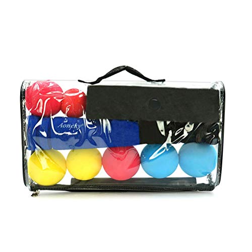 Aoneky Foam Tball Set for Toddlers 1-3 Years - First Baseball Toy with Soft Foam Bat & Balls, Stable Tee & Carry Bag, Indoor Outdoor Gift for Kids (Blue) - color: Blue