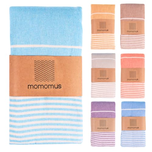 Extra Large Turkish Beach Towel Style – 100% Cotton, Sand-Free Comfort | Oversized Beach Towel – Sandproof Beach Blanket – Big Beach Mat - Outdoor Picnic Blanket (Turquoise, 83x94 in) - color: Turquoise