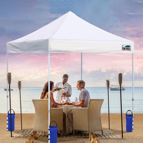 Eurmax USA 125LBS 4-Pack Universal Canopy Weights, Secure Wind Protection to Prevent Tipping, Easy Wrap-Around Installation Heavy Duty Sandbags (Without Sand), Fits All Instant Shelter Legs,Blue - color: Blue, size: Single Pocket