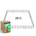 FXW Aster Dog Playpen Designed for Yard, 40inch 48 Panels - size: 40"H & 48 Panels