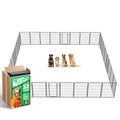 FXW Aster Dog Playpen Designed for Yard, 40inch 32 Panels - size: 40"H & 32 Panels