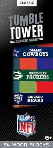 Masterpieces Tumble Tower - NFL All Teams, Officially Licensed Wood Blocks