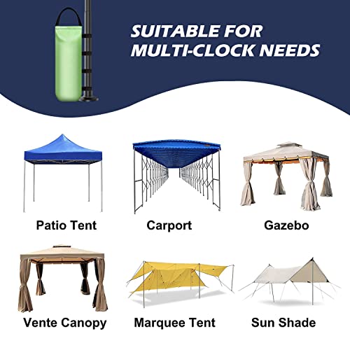IALNAI 112 LBSCanopy Weights Sand Bags for Canopy Outdoor Advertising Tent Sunshade Fixed Windproof Pop up Canopy Tent (Without Sand) 4-Pack - color: GREEN
