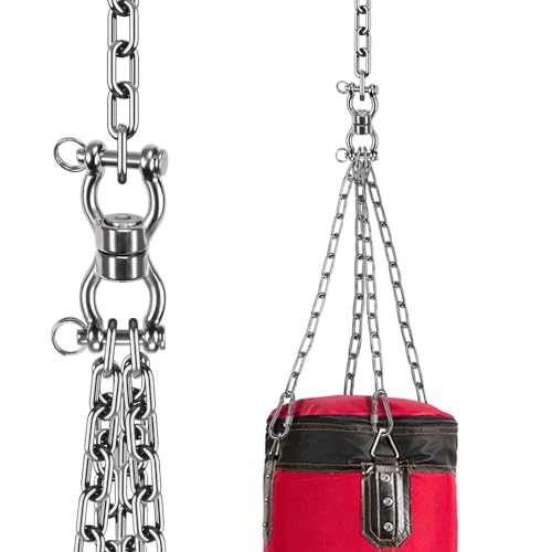 SELEWARE Silent Bearing Swing Swivel, 360° Rotational Device Hanging Accessory with Removeable Buckle for Tree Swing, Hammock Chair, Climbing Rope, Yoga, Kids Swing Swivel 1202LB Capacity - color: Swivel - Style B, 2 Pack