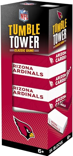 MasterPieces Tumble Tower - NFL Arizona Cardinals, Officially Licensed Wood Blocks - style: Arizona Cardinals