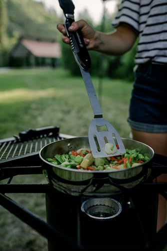 Stansport Stainless Steel Camping Cookware Set – Durable Nesting Mess Kit for Backpacking, Hiking & Outdoor Cooking – Compact Portable Pot & Pan with Carry Bag – Multiple Sizes for Family to Solo Use - style: 7 Piece
