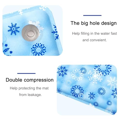 Upgraded Dog Cooling Mat 23.62” x 19.68” Pet Summer Self-Cooling Pad Easy Washable Comfortable Cooling Sleeping Bed for Dogs and Cats (L for Pets Under 44lb)