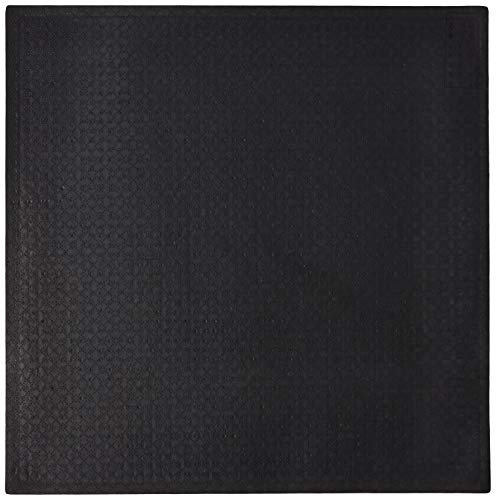 Hudson Exchange (35"x35", Medium Gray) Fashion Scraper Entry Square Floor Mat - color: Medium Gray