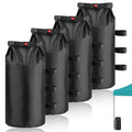 Extra Large 300 LBS Canopy Sandbags Weight Bags (4-Pack), 1680D Black Tent Outdoor Sand Bags, Heavy Duty Sandbag for Sunshade, Pop Up Sun Shelter, Gazebo Wide Legs, Patio Umbrellas (Without Sand) - size: 75LB (4-Pack)
