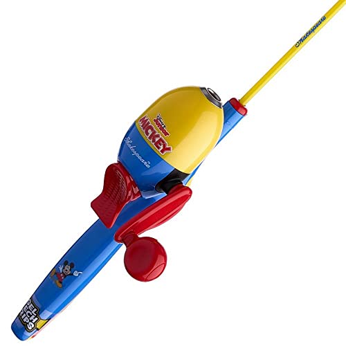 Shakespeare Youth Fishing Reel and Rod Combo - color: Disney Mickey Beginner