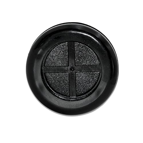 Flyshop Black 28mm 1-1/8" Rubber Grommets, 22mm 7/8" ID, Synthetic Rubber Grommet, Drill Hole Firewall Hole Plug Wire Protection, Round, Double-Sided, 4-Pack - size: 1-1/8" (Drill Hole Size)