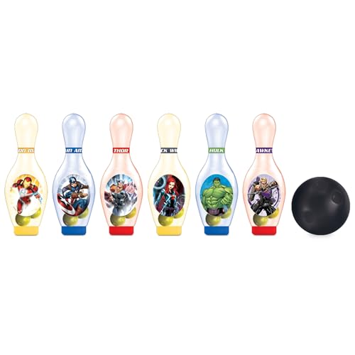 Hedstrom Light Up Bowling Set Game, Marvel Avengers - color: Marvel Avengers