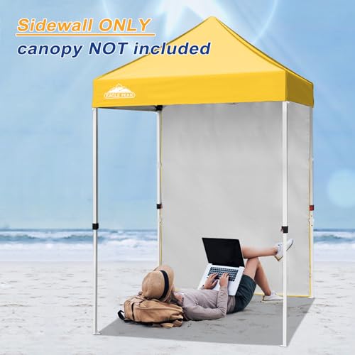 EAGLE PEAK Canopy Sidewall for 5x5 Pop Up Canopy Frame, Single Side Wall Panel Only (Fits 5x5 Straight Leg Frame, Canopy Top or Frame NOT Included), Yellow - color: Yellow