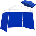 Canopy Sidewalls for 11x11,12x12 Slant Leg Pop Up Tent,3 Pack Sunwalls Only,(Blue) - color: Blue, size: 12X12