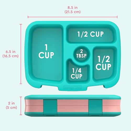 Bentgo Kids Prints Leak-Proof, 5-Compartment Bento-Style Kids Lunch Box - Ideal Portion Sizes for Ages 3-7, Durable, Drop-Proof, Dishwasher Safe, & PFAS & BPA-Free Materials (Llamas) - color: Llamas