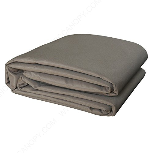 ABCCANOPY Gazebo Replacement Curtain 10'x12' - Universal Privacy Side Wall for Outdoor Gazebo, 1 Panel Only (Brown) - color: Brown, size: 10x12