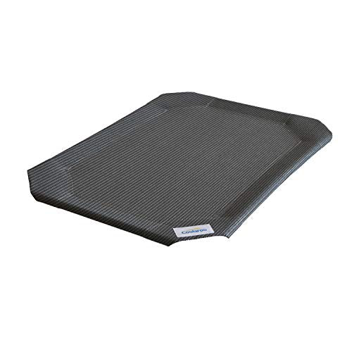 Coolaroo The Original Elevated Pet Bed Replacement Cover, Large Gunmetal , 51"L x 51"W x 0.3"Th - color: Gunmetal, size: Large, style: Large