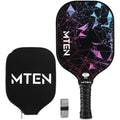 Pickleball Paddles Set of 2 or 4, or Single Paddle – USAPA Approved Fiberglass Surface Pickleball Rackets Set for Men & Women - color: Black*1