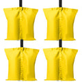 ABCCANOPY Canopy Weights 120 LBS Tent Sand Bags,4-Pack Yellow (Without Sand) - color: Yellow, size: 120 LBS