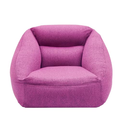 Inflatable Couch Sofa for Adult,Blow Up Chair,Camping Lounger Air Couch for Indoor&Outdoor with Removable Washable Cover (Purple) - color: Purple