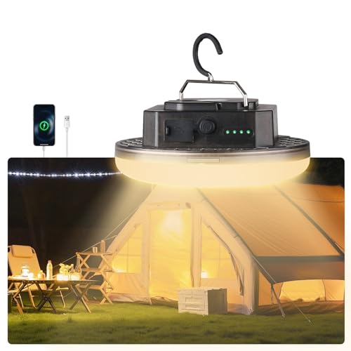 Transparent Portable Rechargeable LED Camping Lights,Waterproof Outdoor Light with 5000Lm,Super Bright Hanging Lanterns for Tents, Canopies & Outdoor Emergencies（Infinitely dimmable） - size: 40W(PRO)