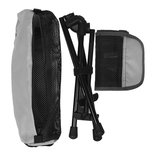 PRETYZOOM Portable Folding Footrest Stool Ultralight Compact Camping Chair Picnic Beach Fishing Outdoor Hiking Stool with Carry Bag