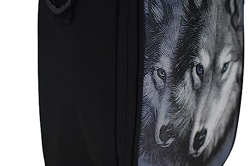 Kids Lunch Bag, 2019 Upgrade Insulated Animal Lunch Tote- Waterproof Reusable Lunch Box Portable Meal Bag Ice Pack for Boys Girl Wolf Grey - color: Wolf Grey
