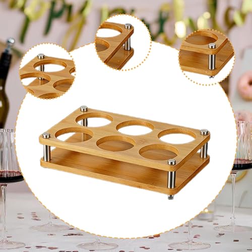 Glass Holder, Wine Drinks Cup Storage Carrier, Drink Cup Storage Holder, Glasses Organizer, S 6 Hole - color: S 6 Hole
