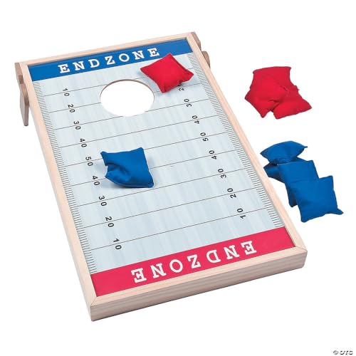 Cornhole and Tic Tac Toe 2 in 1 Game - Sturdy Wood - Include Bean Bags