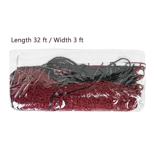 Aoneky Portable Outdoor Volleyball Net, 32 FT x 3 FT, Beach Pool Volleyball Net