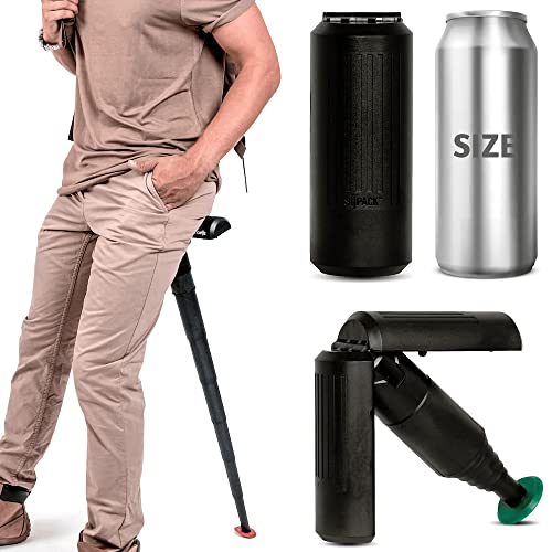 2.0 Compact Lightweight Folding Chair | Adjustable, Portable High Chair | Hunting, Hiking, Travel, Music Festival, Concert, Backpacking, Fishing | Folding Stool Up to 245lbs