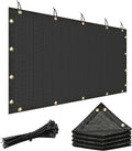 ShadeMart 5' x 20' Black 90% Shade Cloth, Custom Size Shade Tarp for Dog Kennel Cover, Fence Privacy Screen, Greenhouse, Chicken Coop & Pet Playpen, Upgrade Grommets, Durable Mesh Fabric Tarp. - color: Black, size: 5' x 20' Custom Size
