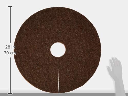 Bosmere Tree Protection Weed Mats, 24", 3-Pack - color: Brown, size: 24"