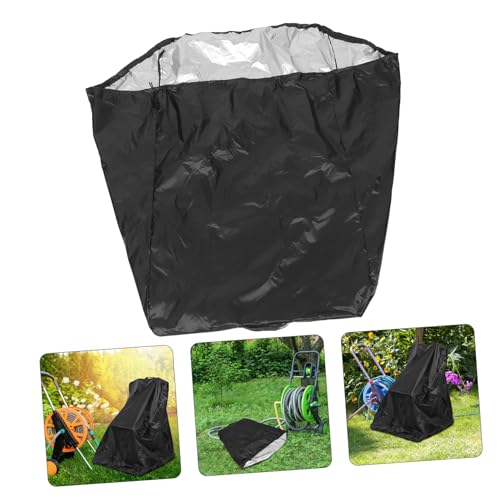Hose Reel Cart Cover Heavy Duty Protector for Outdoor Lawn Patio Easy to Use against Rain and Dirt Convenient Storage
