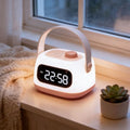 QANYI Kids Lanterns,Portable and Rechargeable Night Light for Kids Room with Dimmable and Clock Time, LED Camping Lantern Emergency Lights Hanging and Table Lamp for Home,Tent,Camp,Girls - style: Modern