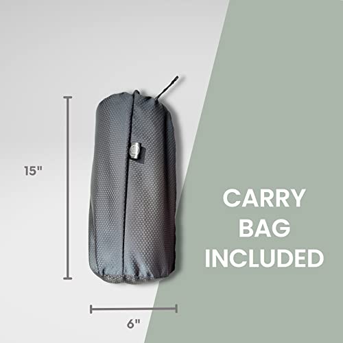 Savior Survival Gear - Outdoor Windproof, Waterproof Fleece Blanket - Portable, Lightweight - Stadium, Picnic, Hiking, Roll-up Travel Blanket, Grey